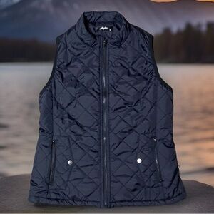 Argstar Puffed Full Zip Vest Women's Size S - Black - Outdoor